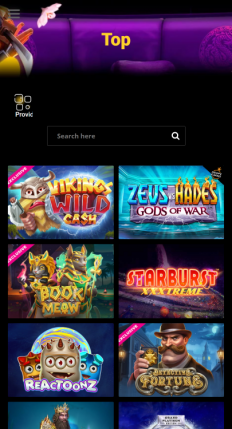 ZetCasino Screenshot