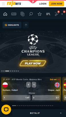Rajabets Screenshot