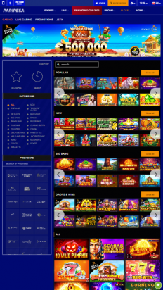 Paripesa Screenshot