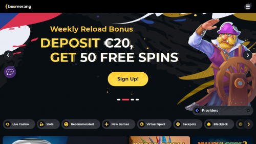 Boomerang Casino Bonus Review for UK Players