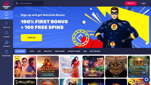 Instantpay Casino No Deposit Bonus