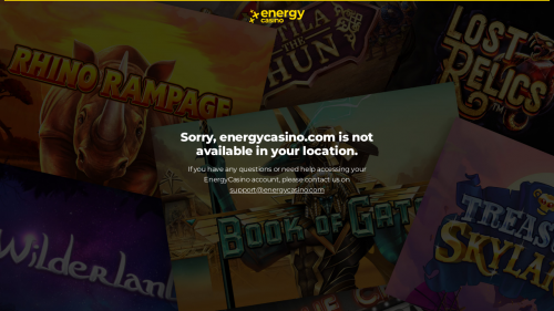 Energy Casino Screenshot