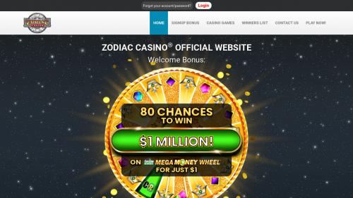 Zodiac Casino Screenshot