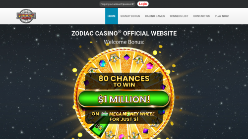 Zodiac Casino Screenshot