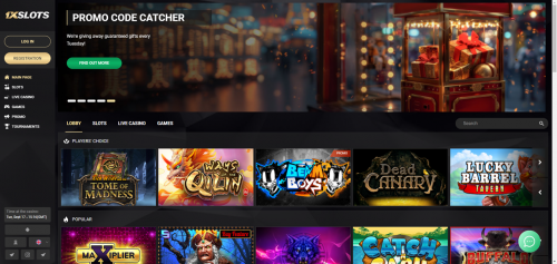 1xSlots Casino Screenshot