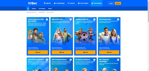 30Bet Screenshot