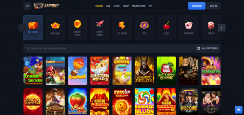 Aerobet Casino Screenshot