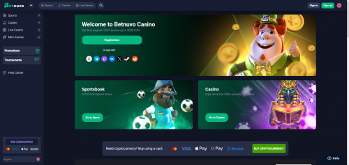 Betnuvo Casino Screenshot