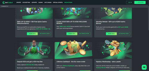 BetCollect Casino Screenshot