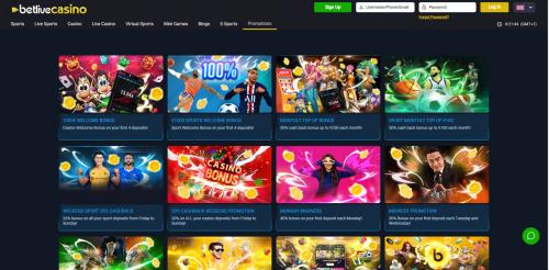 BetLiveCasino Screenshot