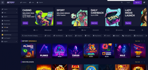 Betory Casino Screenshot