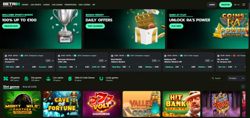 Betrix Casino Screenshot