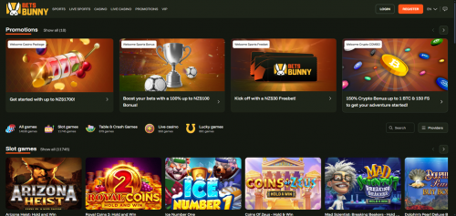 Bets Bunny Casino Screenshot