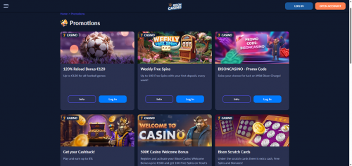 Bison Casino Screenshot