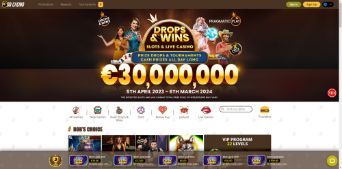 Bob Casino Screenshot