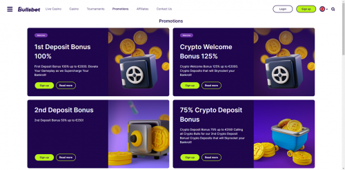 Bullsbet Casino Screenshot