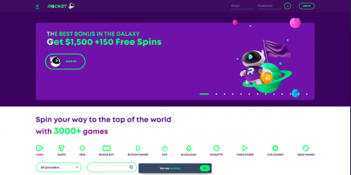 Rocket Casino Screenshot