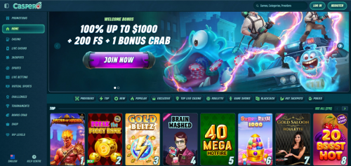 Caspero Casino Screenshot