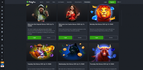 FlukyOne Casino Screenshot