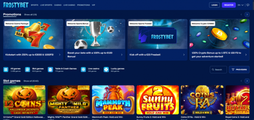 FrostyBet Screenshot