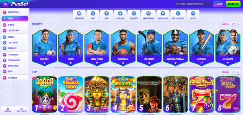 FunBet Casino Screenshot
