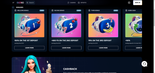 Gizbo Casino Screenshot