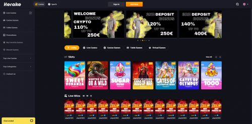 Herake Casino Screenshot
