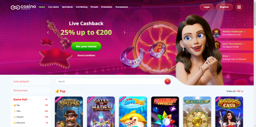 CasinoInfinity Screenshot