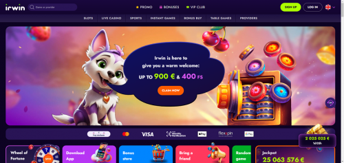 Irwin Casino Screenshot