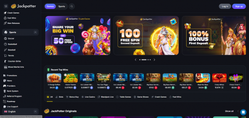 Jackpotter Casino Screenshot