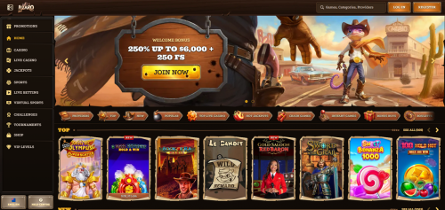 Lizaro Casino Screenshot