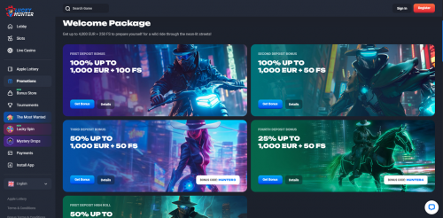 LuckyHunter Screenshot