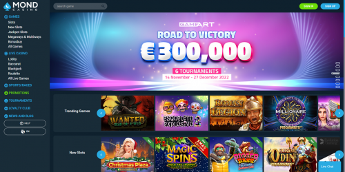 Mondcasino Screenshot