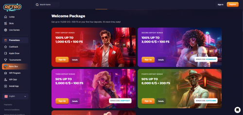 Retrobet Screenshot