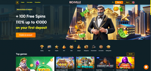 RichVille Casino Screenshot
