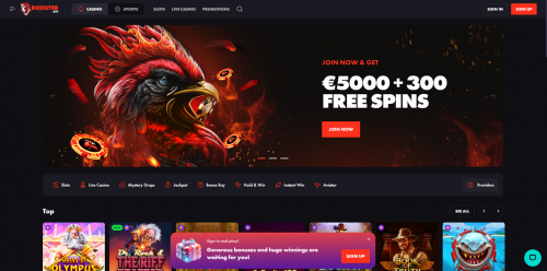 Rooster.bet Screenshot