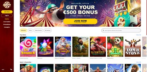 Shotz Casino Screenshot