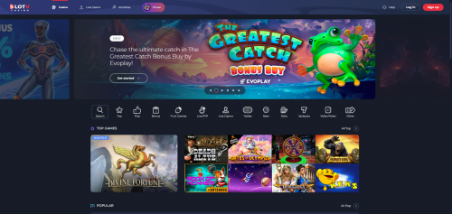 SlotV Casino Screenshot