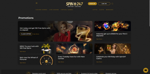 Spin247 Screenshot