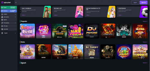 SpinyBet Screenshot