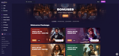 Spirit Casino Screenshot
