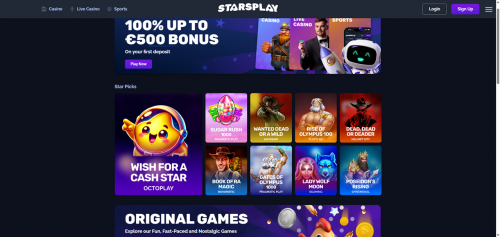StarsPlay Screenshot