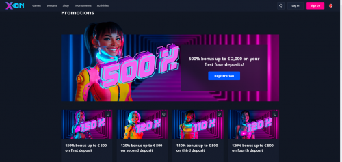 Xon Bet Screenshot