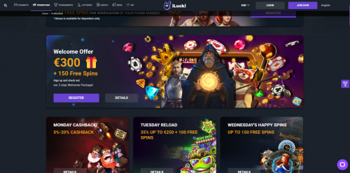 iLucki Casino Screenshot