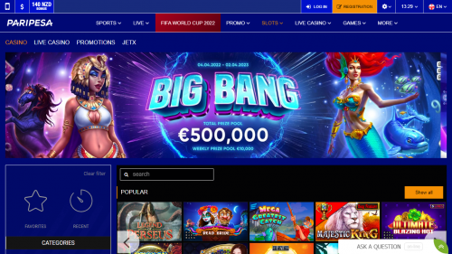 Paripesa Screenshot